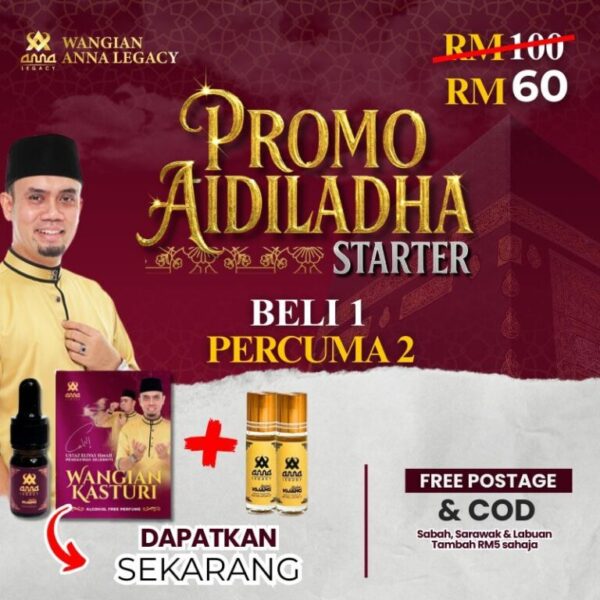 PAKEJ STARTER- 1 BOTOL FREE 2 BOTOL (CALL FIRST BEFORE DELIVERY)