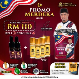GOLD KASTURI - 2 BOTOL + FREE 6 BOTOL + FREE 1 SABUN BIDARA